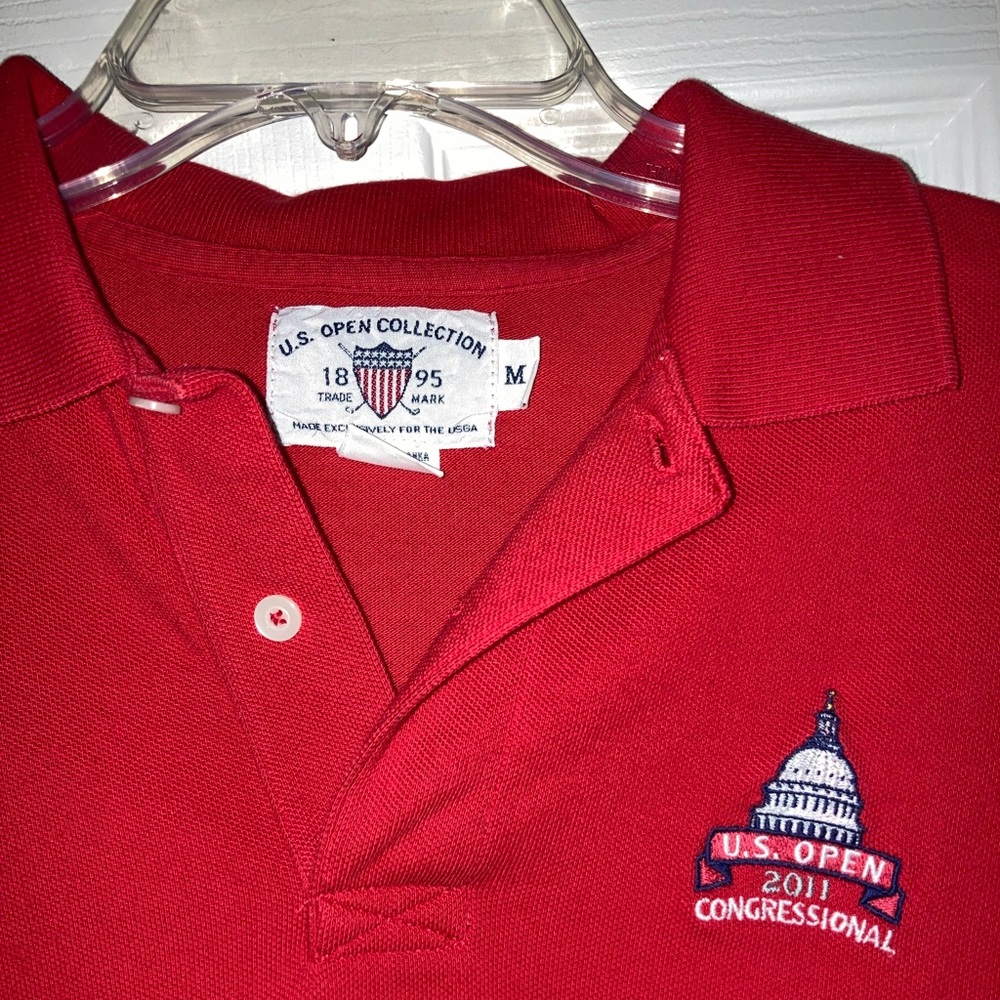 US Open 2011 Congressional Official Merch Embroidered Logo Polo